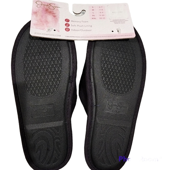 Jessica Simpson Plush Scuff Slippers - Picture 4 of 8